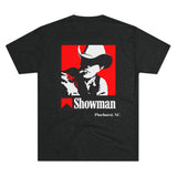 Showman Tobacco Road Tee — Pinehurst, NC Retro Western Shirt